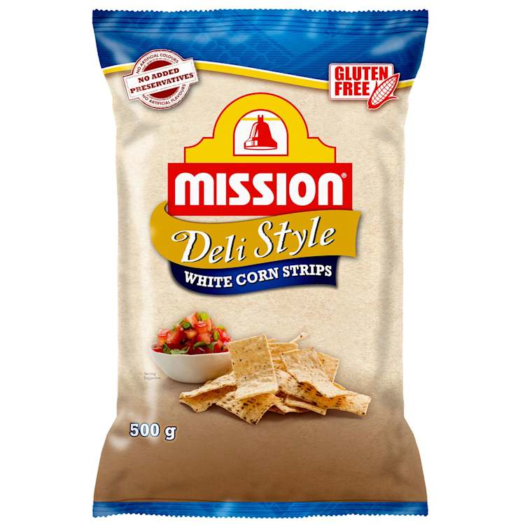Mission White Strip Corn Chips
