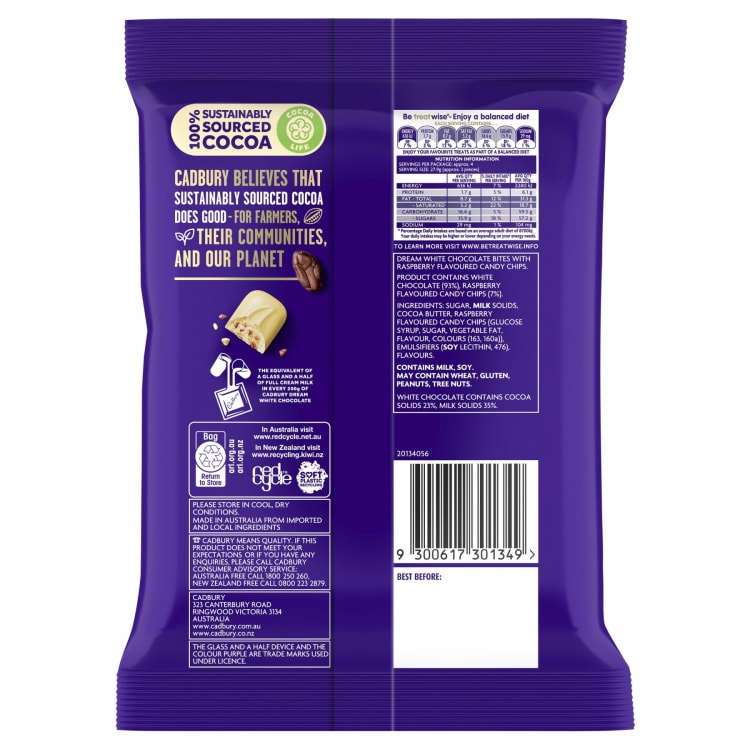 Cadbury Raspberry Dream Bites