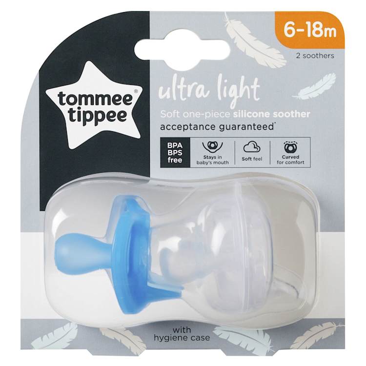 Tommee Tippee Ultra Light Silicone Soother 6-18 Months