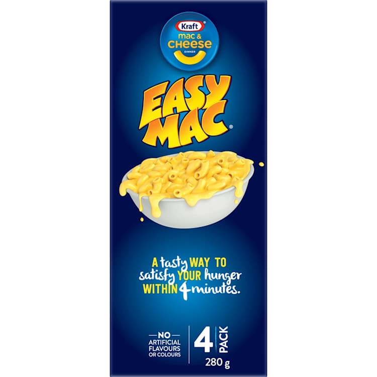 Kraft Easy Mac Classic Cheese 4 Pack