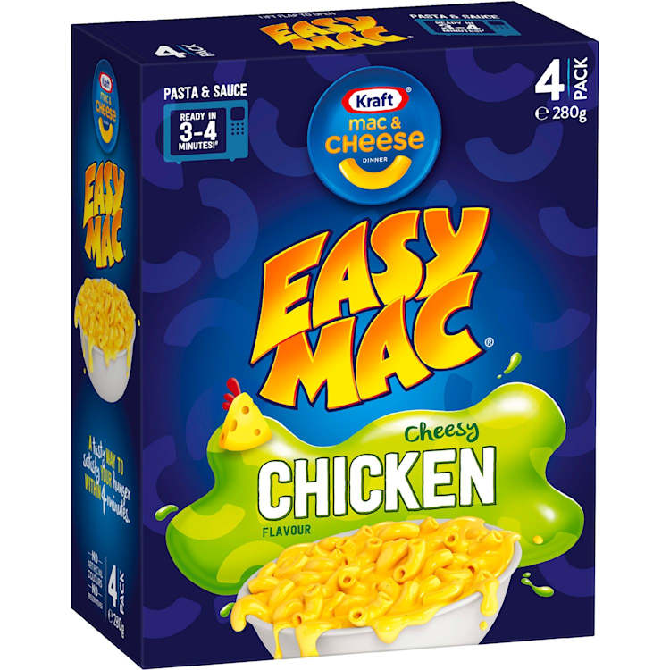 Kraft Easy Mac Cheesy Chicken Flavour