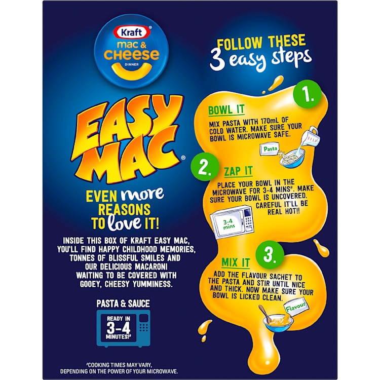 Kraft Easy Mac Cheesy Chicken Flavour