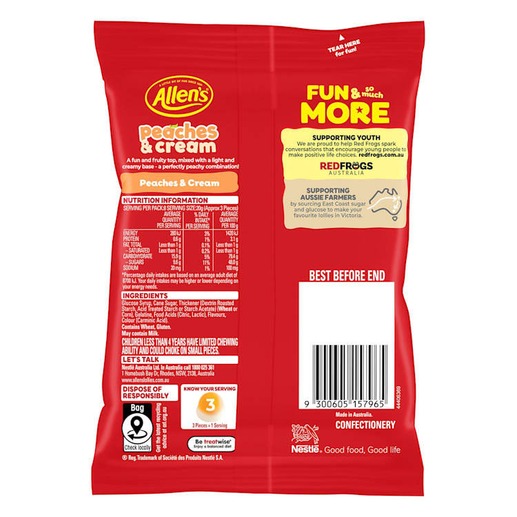 Allen's Peaches & Cream