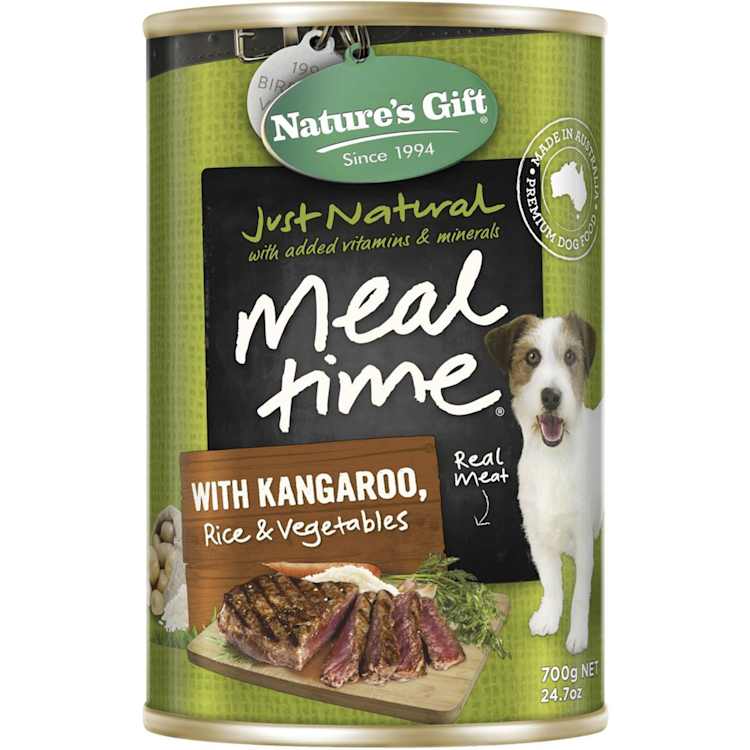 Nature s Gift Meal Time Loaf With Kangaroo Rice Veg Wet Dog Food IGA Shop Online