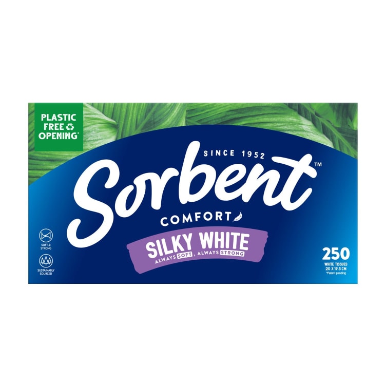 Sorbent Silky White Tissues