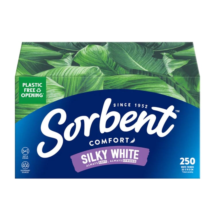 Sorbent Silky White Tissues