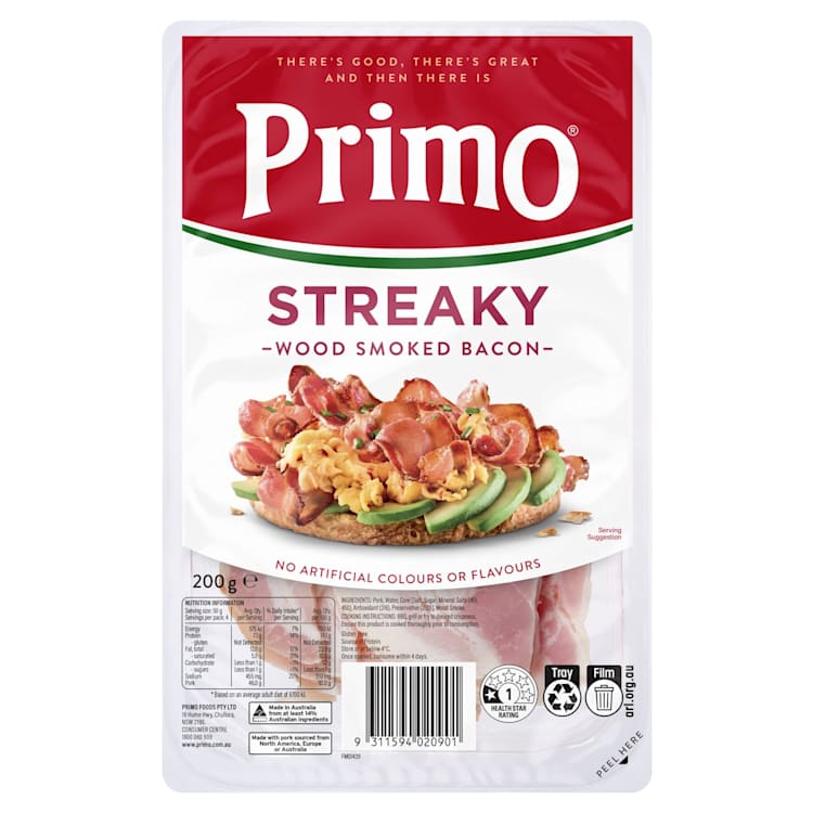 Primo Streaky Bacon
