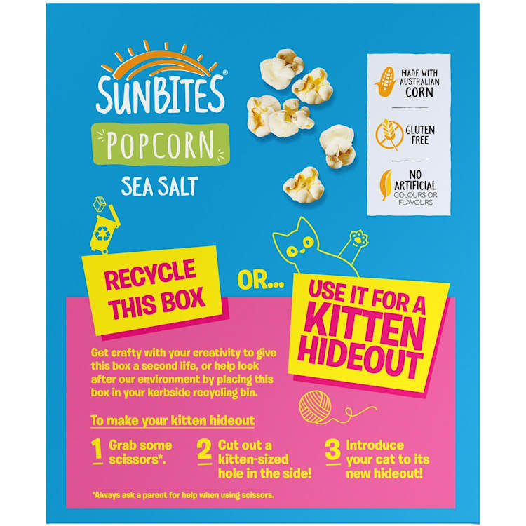 Sunbites Popcorn Sea Salt
