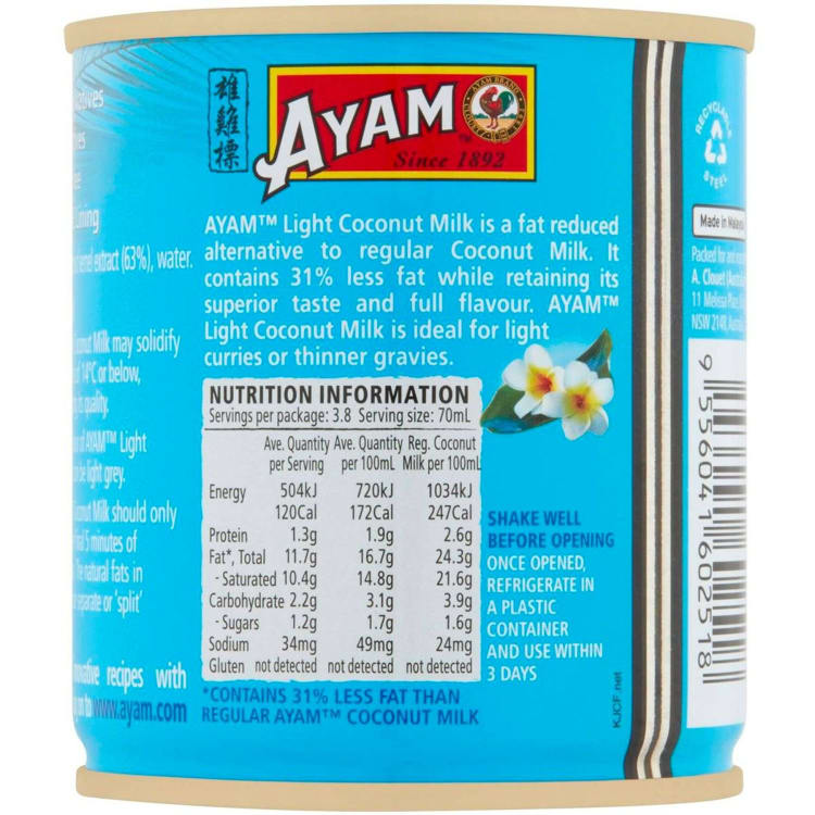 Ayam Coconut Milk Light