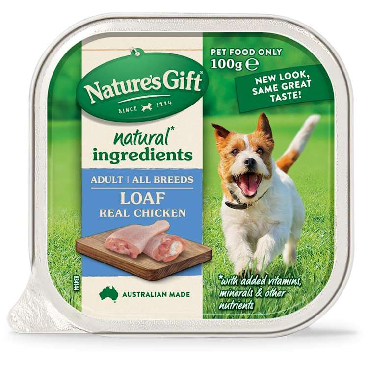 Nature's Gift Dog Food Chicken Loaf