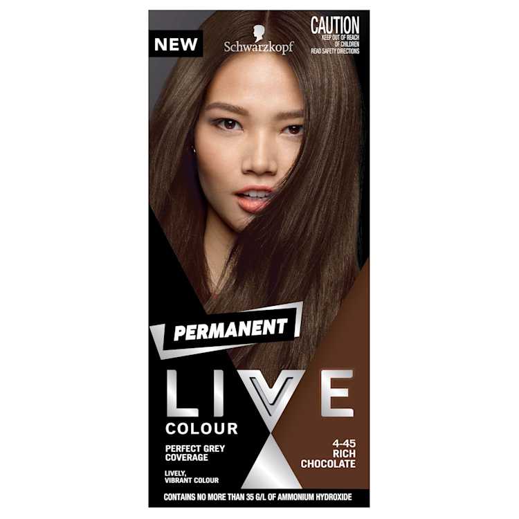 Schwarzkopf Live Colour Permanent 4.45 Rich Chocolate