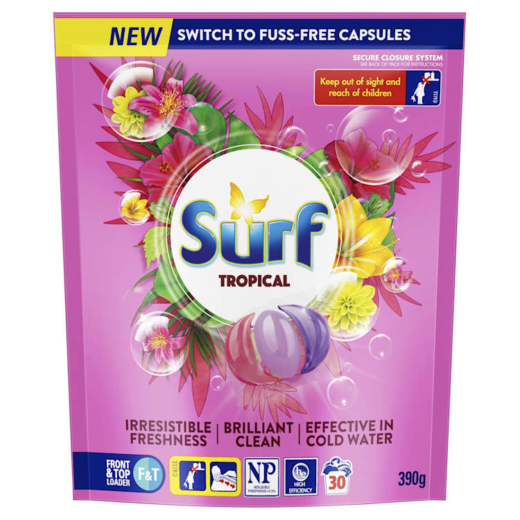 Surf Laundry Capsules Tropical