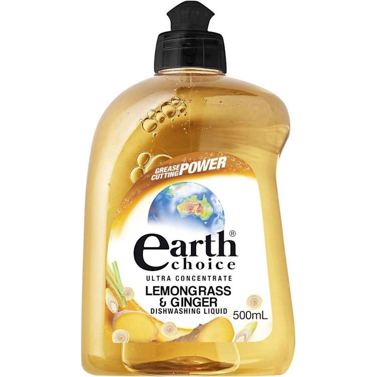 Earth Choice Ultra Concentrate Dishwashing Liquid Lemongrass & Ginger