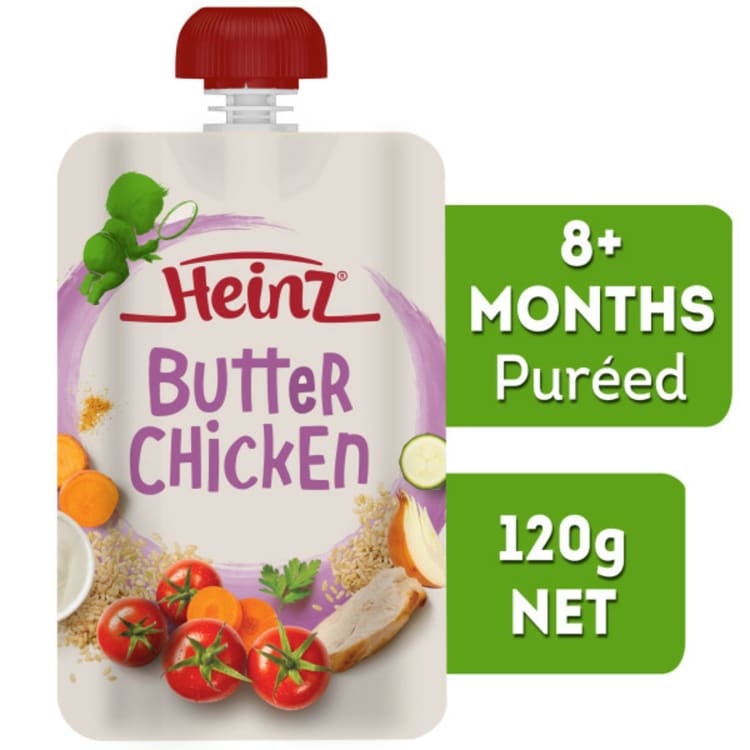 Heinz Butter Chicken Baby Food Pouch 8 months IGA Shop Online