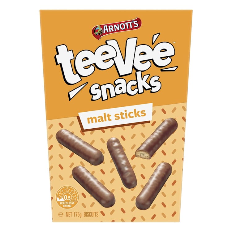 Arnott's Tee Vee Snacks Malt Sticks