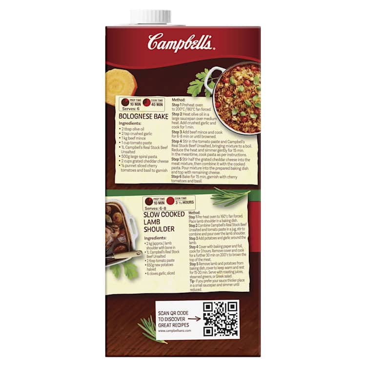 Campbells Real Stock Beef Unsalted