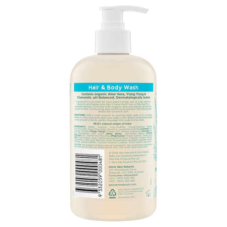 GAIA Baby Hair & Body Wash