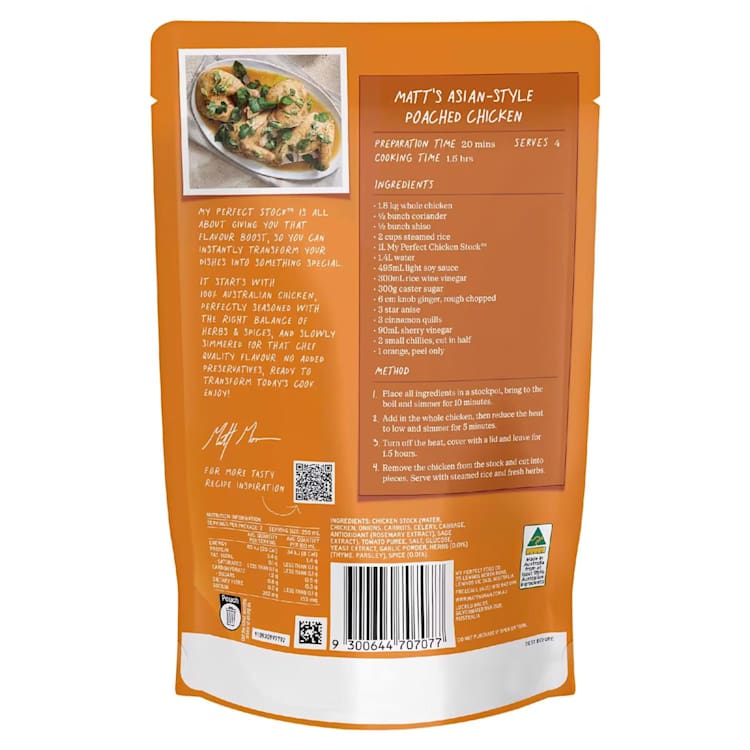 Matt Moran My Perfect Chicken Stock