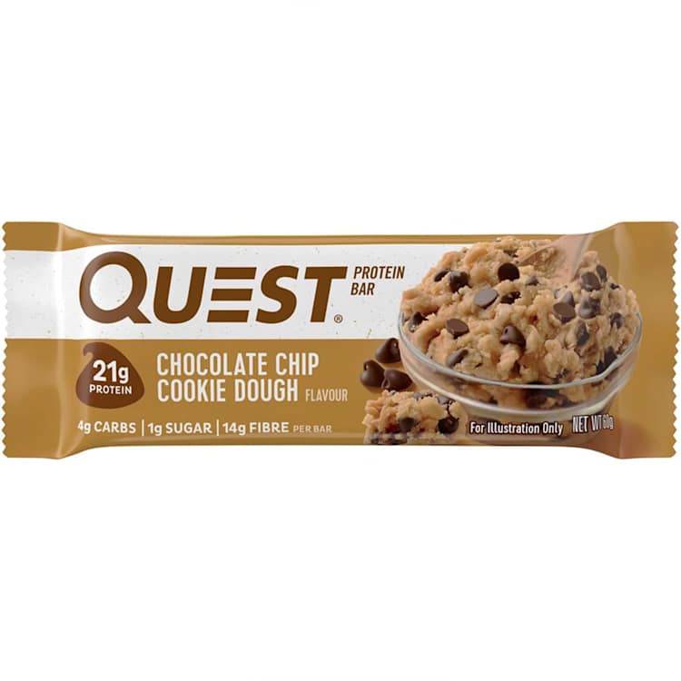 Quest Chocolate Chip and Cookie Dough Protein Bar