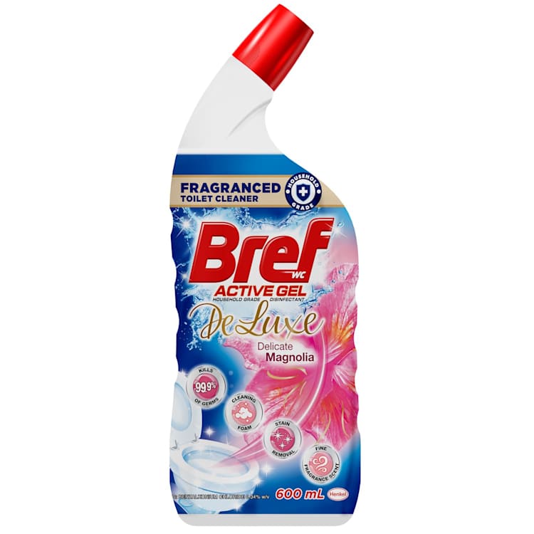 Bref Deluxe Active Gel Delicate Magnolia Toilet Cleaner