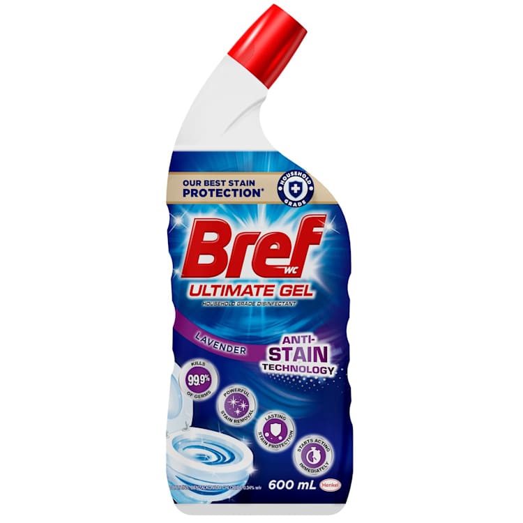 Bref Ultimate Gel Anti Stain Technology Lavender Toilet Cleaner