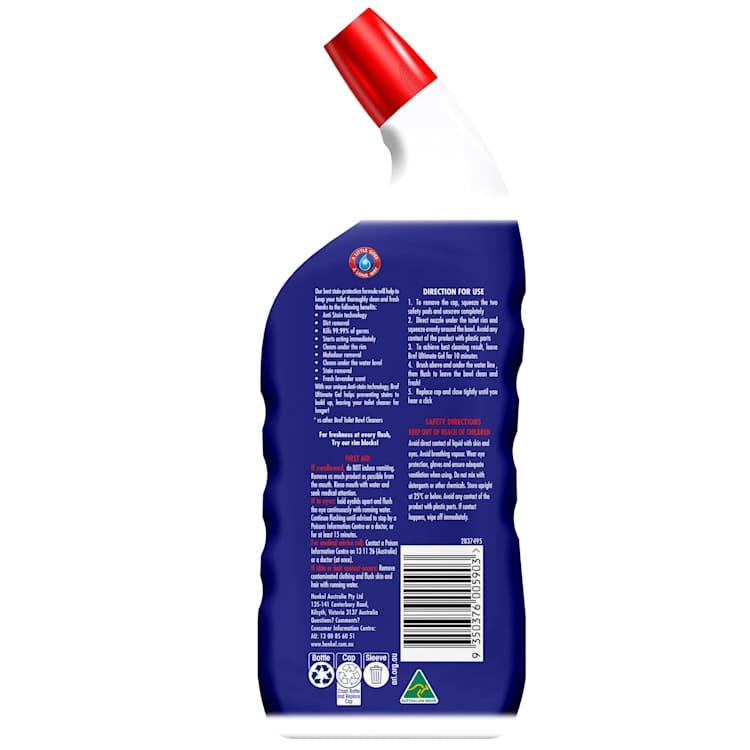 Bref Ultimate Gel Anti Stain Technology Lavender Toilet Cleaner