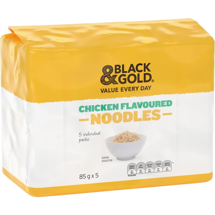 Black & Gold Chicken Flavoured Noodles