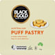 Black & Gold Puff Pastry Sheets