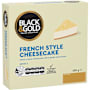 Black & Gold French Style Cheesecake