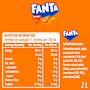 Fanta Orange Soft Drink Bottle