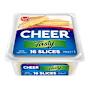 Cheer Cheese Tasty Sliced Cheese 16 Slices