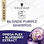 Schwarzkopf Extra Care Blonde Anti-Yellow Toning Purple Shampoo