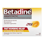 Betadine Anaesthetic Sore Throat Lozenges Honey & Lemon