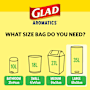 Glad Aromatics Wavetop Kitchen Tidy Bags Large Citrus