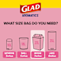 Glad Aromatics Wavetop Kitchen Tidy Bags Medium Cherry 