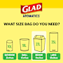 Glad Aromatics Wavetop Kitchen Tidy Bags Medium Citrus