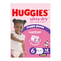 Huggies Diaper Pants Size 6 Girl Jumbo 