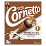 Cornetto Frozen Dessert Triple Chocolate 