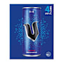 V Blue Guarana Energy Drink