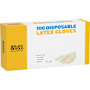 Black & Gold Disposable Latex Gloves