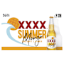XXXX Summer Bright Lager with Mango Bottle Carton