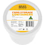 Black & Gold Food Storage Containers Round