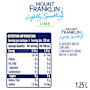 Mount Franklin Lightly Sparkling Water Lime Bottle