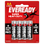 Eveready Super Heavy Duty AA Batteries