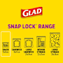 Glad Snaplock Snack Resealable Bags