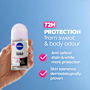 NIVEA Black & White Invisible Clear Anti-Perspirant Roll-On