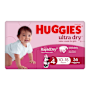 Huggies Ultra Dry Nappies Girl Size 4 (10-15kg)