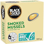 Black & Gold Smoked Mussels