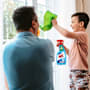 Ajax Spray n' Wipe Glass Cleaner Trigger Ammonia Free Surface Spray Triple Action Made in Australia Recycled Bottle