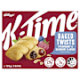 Kellogg's K-Time Baked Twists Strawberry & Blueberry Flavour